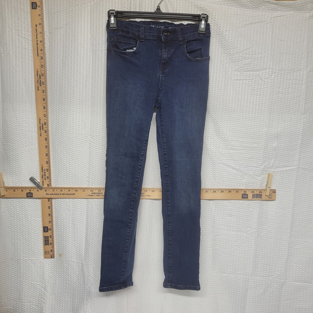 The Childrens Place Girls Skinny Jeans Dark Wash Slim Fit Size 10 Denim